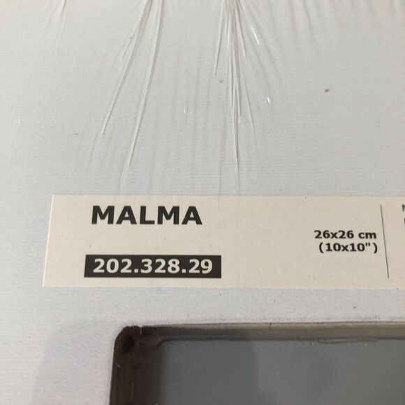 NEW IKEA Malma Mirror White Set of 2 10”X10” 202.328.29 Hanging - Picture 4 of 6